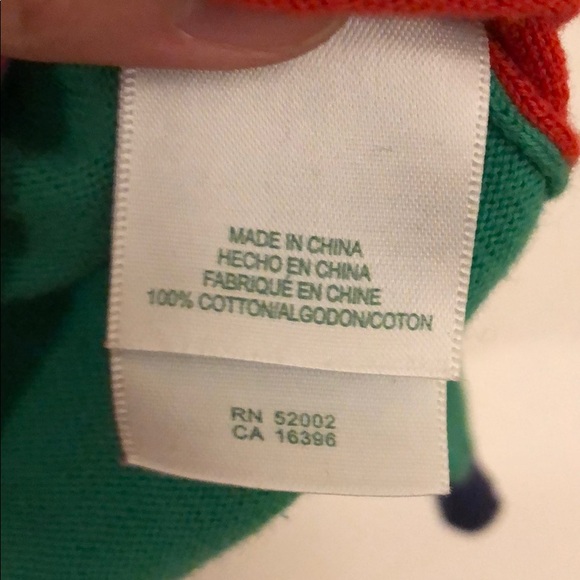 Liz Claiborne Rainbow Golf Sweater - Picture 3 of 4